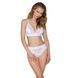 Эластичный топ с кружевом Passion PS001 TOP L, white