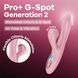 Вакуумный вибратор-кролик Satisfyer Pro+ G-Spot Generation 2 Pink