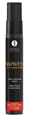 Спрей для усиления слюноотделения Shunga Waves of Pleasure Strawberry Sparkling Wine