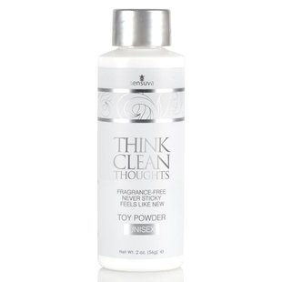 Пудра для ухода за игрушками Sensuva Think Clean Thoughts Toy Powder (56 грамм)