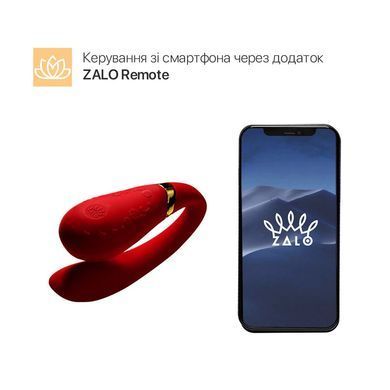 Смартвибратор для пар Zalo &mdash; Fanfan set Bright Red, пульт ДУ