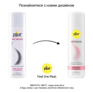 Смазка на силиконовой основе pjur Woman 250 мл, без ароматизаторов и консервантов специально для нее