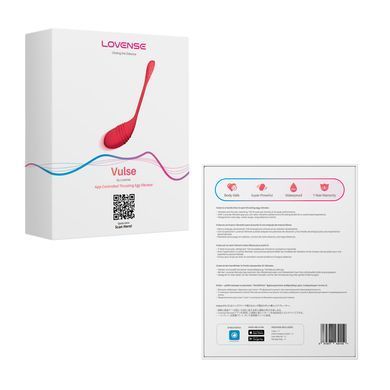 Смарт-віброяйце з пульсацією Lovense Vulse (Thrusting Egg Vibrator), імітація фрикцій
