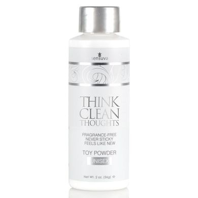 Пудра для ухода за игрушками Sensuva Think Clean Thoughts Toy Powder (56 грамм)