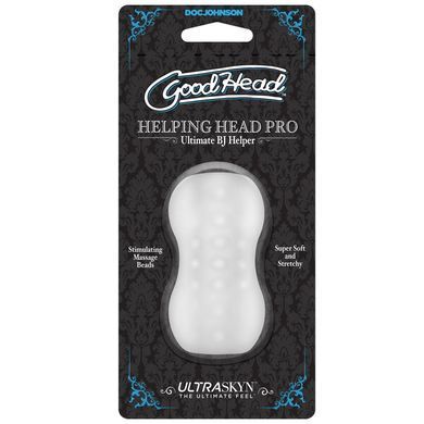Мастурбатор Doc Johnson GoodHead &ndash; Helping Head Pro &ndash; Frost