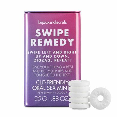 Мятные конфеты Bijoux Indiscrets Swipe Remedy &ndash; clitherapy oral sex mints, без сахара