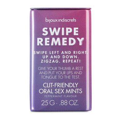 Мятные конфеты Bijoux Indiscrets Swipe Remedy &ndash; clitherapy oral sex mints, без сахара