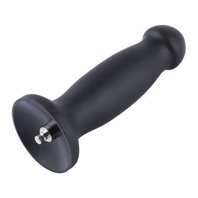 Силиконовый дилдо для секс-машин Hismith 7.2" Black Silicone Anal Dildo, система KlicLok