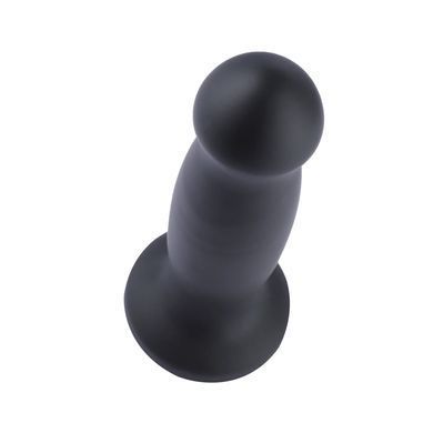 Силиконовый дилдо для секс-машин Hismith 7.2" Black Silicone Anal Dildo, система KlicLok