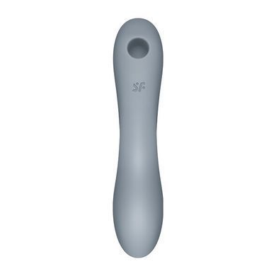 Вакуумный стимулятор с вибрацией Satisfyer Curvy Trinity 3 BlueGrey