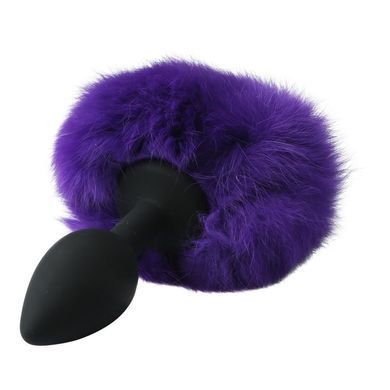 Анальная пробка Sportsheets - Midnight Silicone Bunny Plug