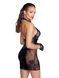 Платье Noir Handmade F238 Short tulle dress with powerwetlook inserts, 3XL