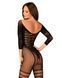 (SALE) Сітчастий бодістокінг з імітацією підв&rsquo;язок Obsessive Bodystocking G329 XL/XXL, black, з доступом