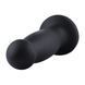 Силиконовый дилдо для секс-машин Hismith 7.2" Black Silicone Anal Dildo, система KlicLok