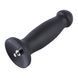 Силиконовый дилдо для секс-машин Hismith 7.2" Black Silicone Anal Dildo, система KlicLok