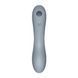 Вакуумный стимулятор с вибрацией Satisfyer Curvy Trinity 3 BlueGrey