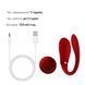 Смартвибратор для пар Zalo &mdash; Fanfan set Bright Red, пульт ДУ