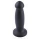 Силиконовый дилдо для секс-машин Hismith 7.2" Black Silicone Anal Dildo, система KlicLok