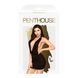 Мини-платье Penthouse Heart Rob L/XL Black, хомут, глубокое декольте, миниатюрные стринги