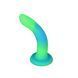 Светящийся в темноте фаллоимитатор ADDICTION Rave 8&Prime; Glow in the Dark Dildo Blue Green, 20,3 см