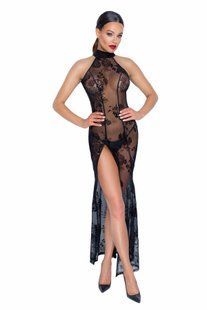 Длинное сетчатое платье Noir Handmade F239 Long tulle dress, S