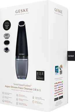 Очищуючий засіб для обличчя GESKE Aqua-Stream Face Cleanser 8в1 black