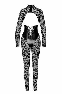 Комбинезон Noir Handmade F299 Enigma, L, кружево, длинный рукав, имитация корсета, доступ