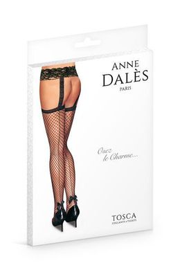 Чулки с поясом Anne De Ales TOSCA T2 Black