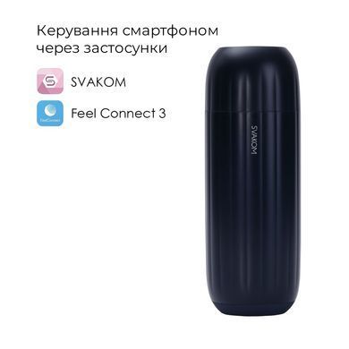 Інтерактивний смарт-мастурбатор із вібрацією та посмоктуванням Svakom Sam Neo 2 Pro