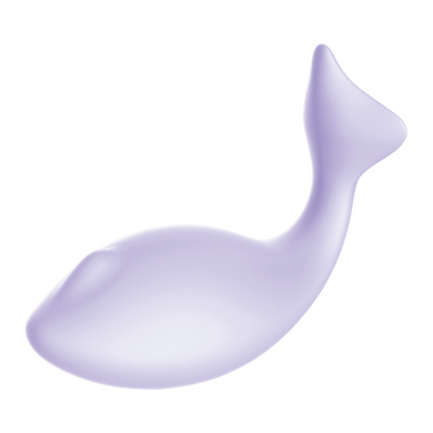 Вибратор-яйцо Leten Fish Baby Purple