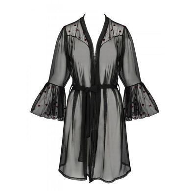 Воздушный пеньюар Passion LOVELIA PEIGNOIR L/XL, black