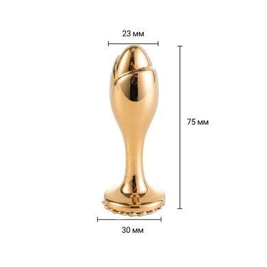 Анальная пробка LOCKINK SEVANDA Pearl Rose-shape Anal Plug