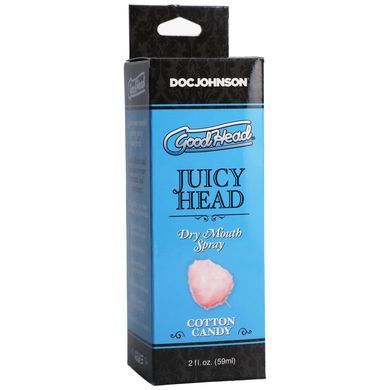 Увлажняющий оральный спрей Doc Johnson GoodHead &ndash; Juicy Head Dry Mouth Spray &ndash; Cotton Candy 59мл