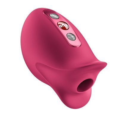 Вакуумный стимулятор Fun Factory Belle Raspberry, 11 режимов работы, перезаряжаемый