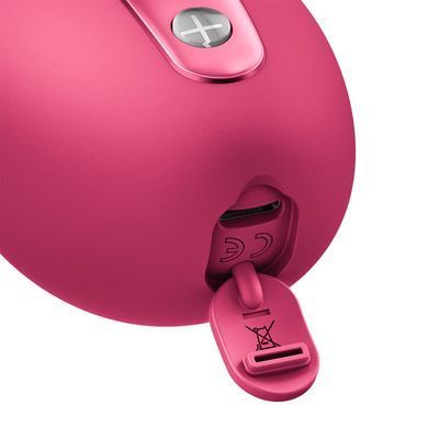 Вакуумный стимулятор Fun Factory Belle Raspberry, 11 режимов работы, перезаряжаемый