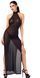 Платье Noir Handmade F372 Onyx Twin-slit Long dress M