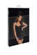Сукня Noir Handmade F307 Mirage wetlook mini dress with jewelry rhinestone chain - XXL