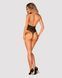 Бодистокинг с крупными ячейками и открытой спиной Obsessive B119 teddy S/M/L, халтер