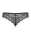 Мереживні танга з доступом Obsessive Contica crothchles thong L/XL, чорні
