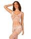 (SALE) Сітчастий бодістокінг з імітацією топа та шортів Obsessive Bodystocking G330 S/M/L, white, з доступо