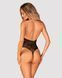 Бодистокинг с крупными ячейками и открытой спиной Obsessive B119 teddy S/M/L, халтер