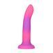 Светящийся в темноте фаллоимитатор ADDICTION Rave 8&Prime; Glow in the Dark Dildo Pink Purple, 20,3 см