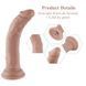 Реалістичний фалоімітатор для секс-машин Hismith 7.5&Prime; Flexible Silicone Dildo, система KlicLok