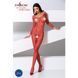 Бодістокінг з крупною сіткою Passion BS077 red