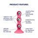 Анальный стимулятор-бусины Satisfyer Triple Ball-R Red