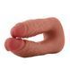 Двойной фаллоимитатор для секс-машин Hismith Silicone Double Penetrator Dildo, система KlicLok