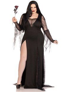 Костюм Мортиши Аддамс Leg Avenue Sexy Spooky Morticia 1X&ndash;2X