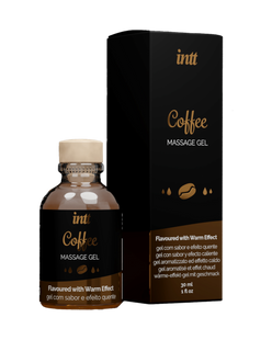 Массажный гель для интимных зон Intt Coffee (30 мл) разогревающий