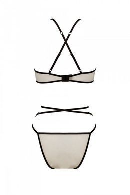 Комплект белья Passion CHIKA SET, XXL/XXXL, cream, топ, трусики