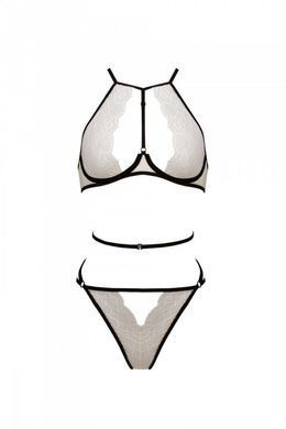 Комплект белья Passion CHIKA SET, XXL/XXXL, cream, топ, трусики
